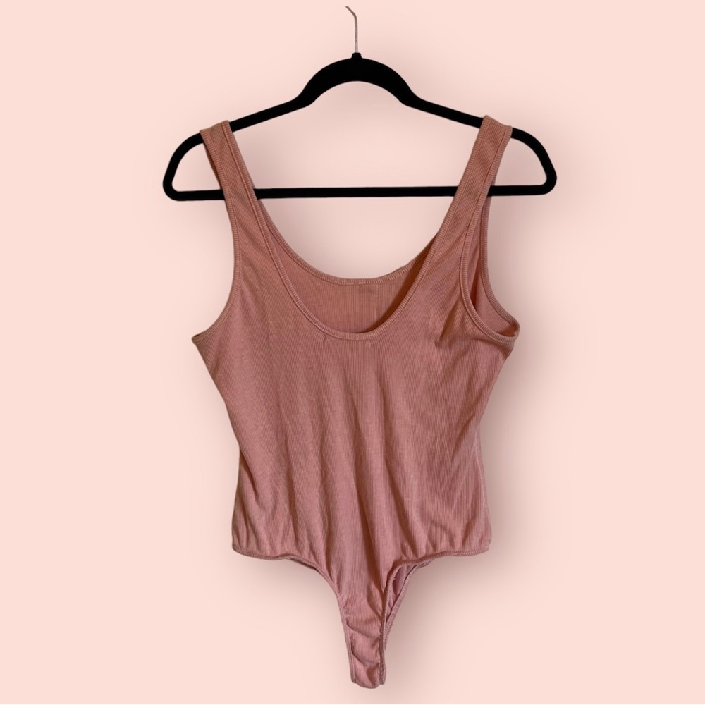 Mikey & Joey Pink Ribbed Body Suit - Picture 2 of 3